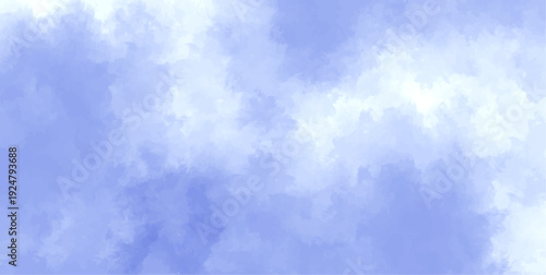 Smooth Blue Mist Cloud Texture Background with Soft Gradient Abstract Wallpaper.