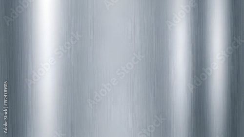 Brushed metal texture with vertical lines and reflections