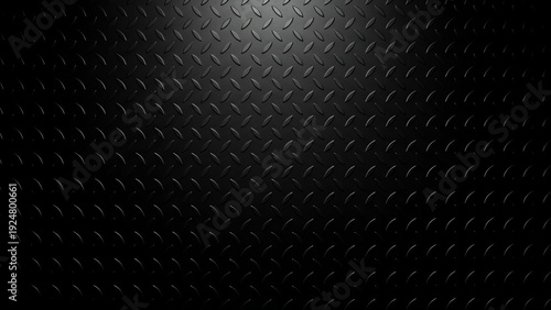 Dark textured metal diamond plate background steel