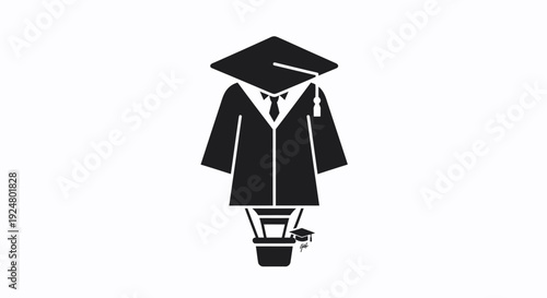 Graduation Gown and Cap.