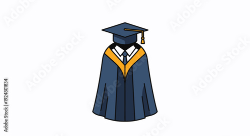 Graduation Gown and Cap.