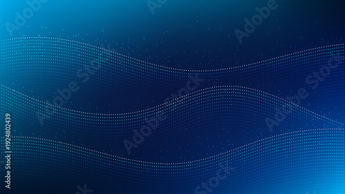 Abstract deep data technology background with dot wave pattern symbolizing advanced data analytics, big data flow, artificial intelligence processing, data mining, deep information access in digital