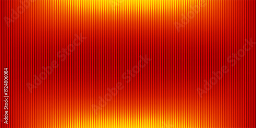 Red orange yellow ribbed glass. Vector ribbed glass texture background. Mesh gradient. acrylic ribbed bath surface. Reeded glass background semitransparent overlay. Bath wall window