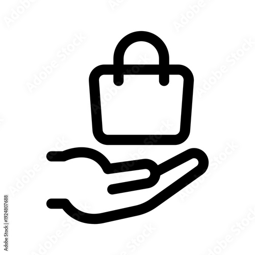 Hand Package Icon