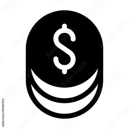 Dollar Coin Icon