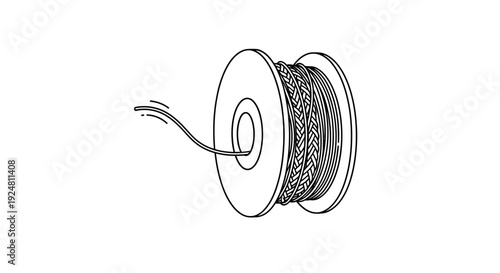 Wire Spool Illustration