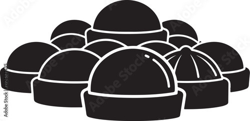 Collection of Black Hats in Various Styles and Shapes