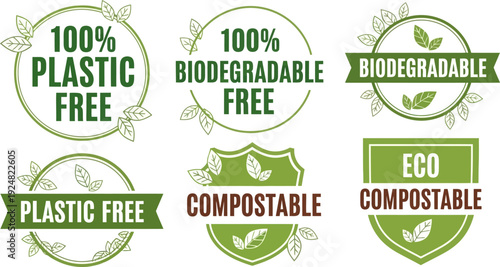 Net Zero and Carbon Neutral Vector Badge Collection.eps