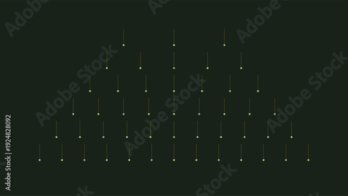 Art Deco inspired pattern featuring white dots and gold lines on dark green background, geometric design, 1920s luxury