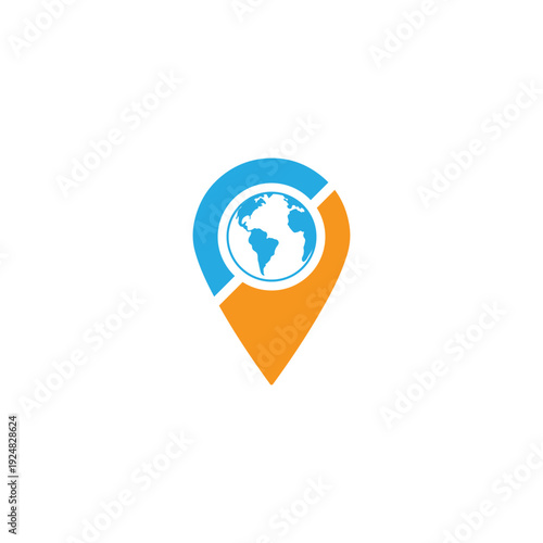 Creative Location And Global Icon