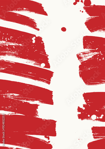 Abstract trendy grunge artistic banner template . Design for cover, invitation, banner, placard, brochure, poster, card, flyer and other Vector illustration