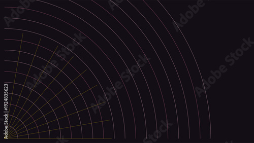 Art Deco-inspired 1920s geometric pattern with elegant gold accents on a dark, dramatic background