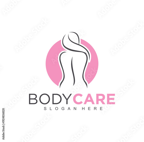 Beauty body spa skin logo Design Template