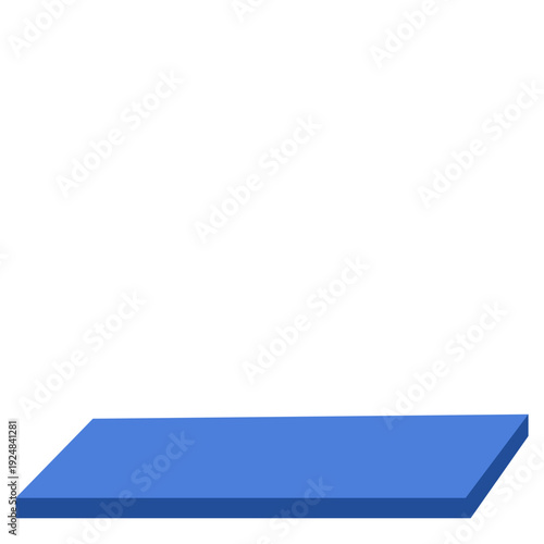 Minimalist horizontal platform bar illustration symbolizing progress indicator, loading status, workflow stages, and modern business interface elements.