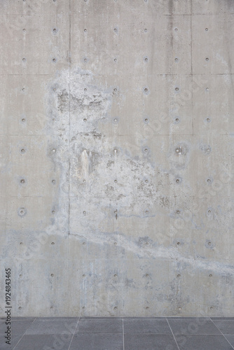 Raw Concrete Wall Texture with Copy Space