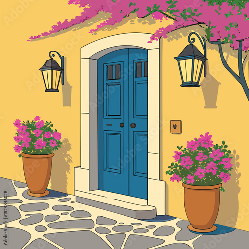 flowers in the window