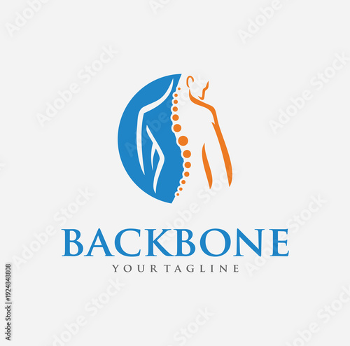 Back Pain Medical Treatment Template Symbol	