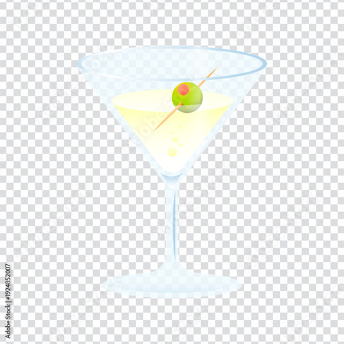 Martini Cocktail Glass Icon