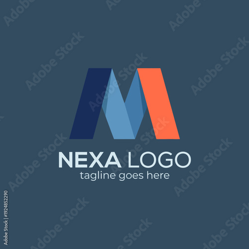 This logo features overlapping geometric shapes with a modern color palette, embodying creativity and style, suitable for tech companies or design studios aiming for innovation.