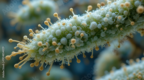 A Environmental bacteria macro shot of Pseudomonas aeruginosa