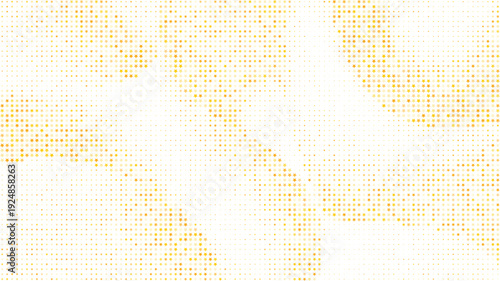 Golden star halftone abstract background with white space, Golden star dotted halftone luxury abstract background design