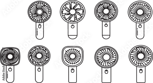 Assorted vintage-style decorative knobs and pulls for furniture and cabinetry Vector