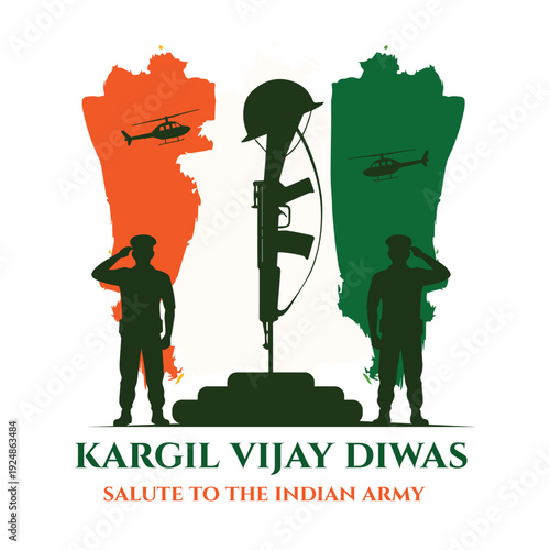  kargil vijay diwas illustration