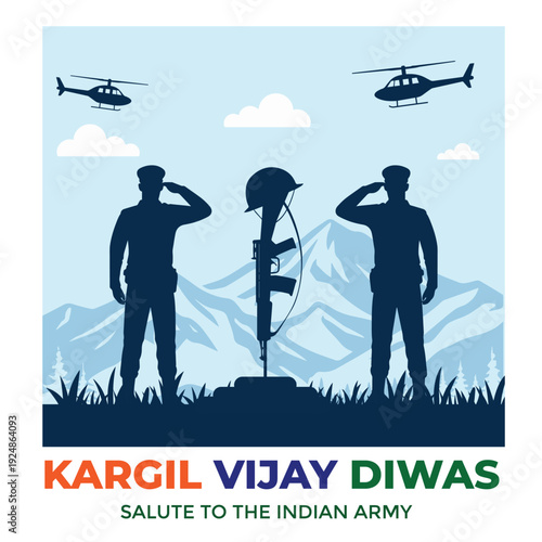 kargil vijay diwas illustration