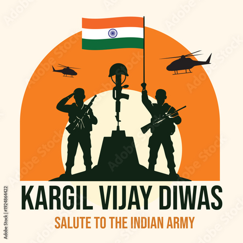  kargil vijay diwas illustration