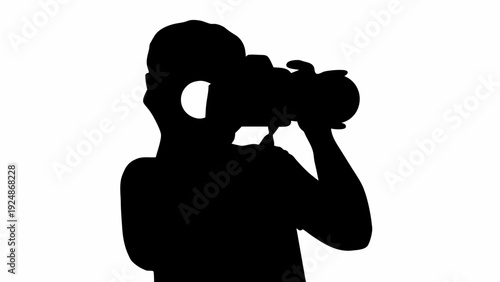 Photographer capturing stunning moment with professional camera