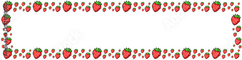 Pixel strawberry frame background in transparent vector for streaming overlays. Ideal for symbolizing cute 8-bit borders, retro fruit screens, and nostalgic gaming.