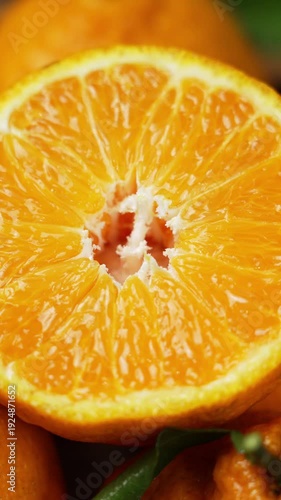 fresh ponkans tangerines on wooden table.