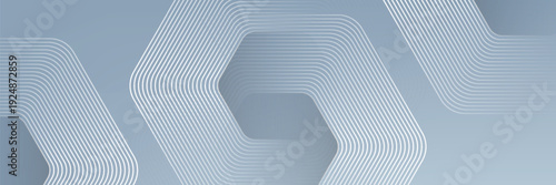 Vector abstract white background with dynamic wavy hexagon texture. suitable for wallpaper design abstract