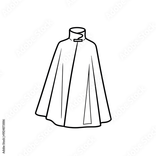 Black and white female fashion designer dress on mannequin