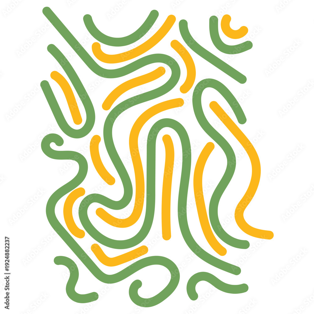 Obraz premium Abstract white line art design