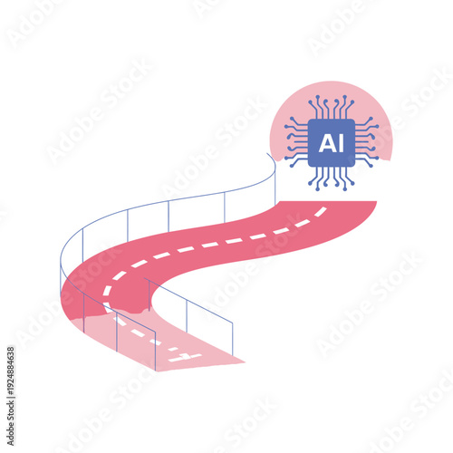 navigating strategic digital transformation and AI adoption career roadmap showing rank titles, intern, junior professional, analyst, team coordinator, manager, director, VP, chief technology officer.