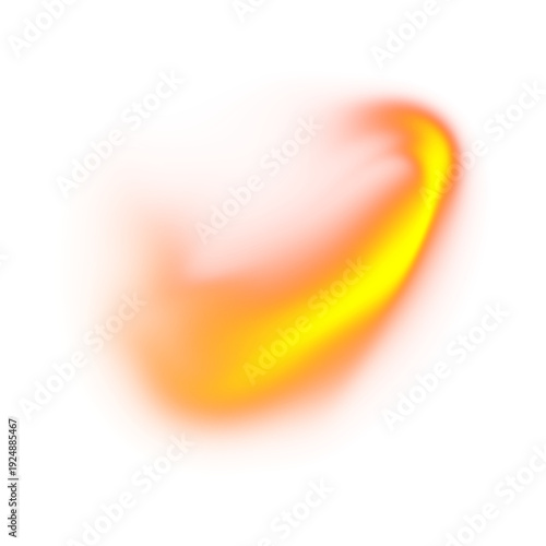 Blurry orange and yellow gradient light effect