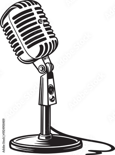 Classic Vintage Studio Microphone