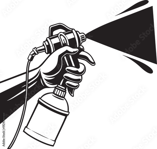 Professional Power Spray Paint Gun