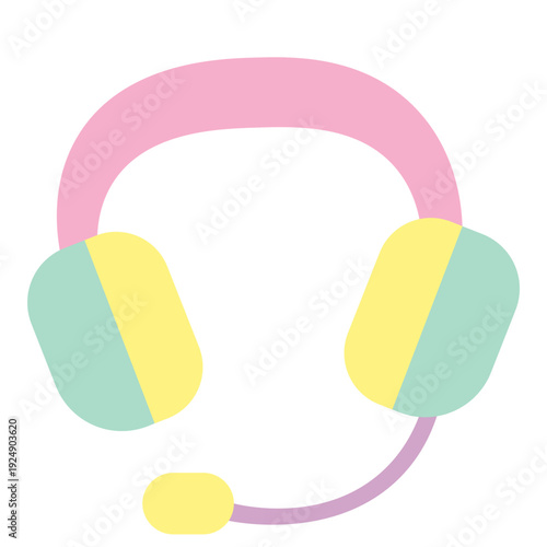 Stylish pink and yellow wireless headphones representing modern audio tech, wireless convenience, and an engaging personal listening experience.