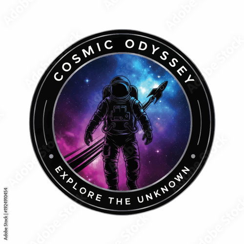 Astronaut in Space Suit with Tool.