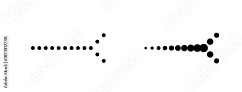 Optical Arrows Dot Patterns 