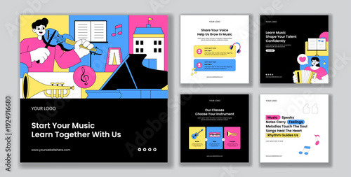 Flat Cartoon Hand Drawn World Penguin Day Social Media Post Background Illustration