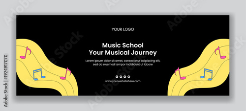 Social Media Cover Flat Cartoon Hand Drawn World Penguin Day Design