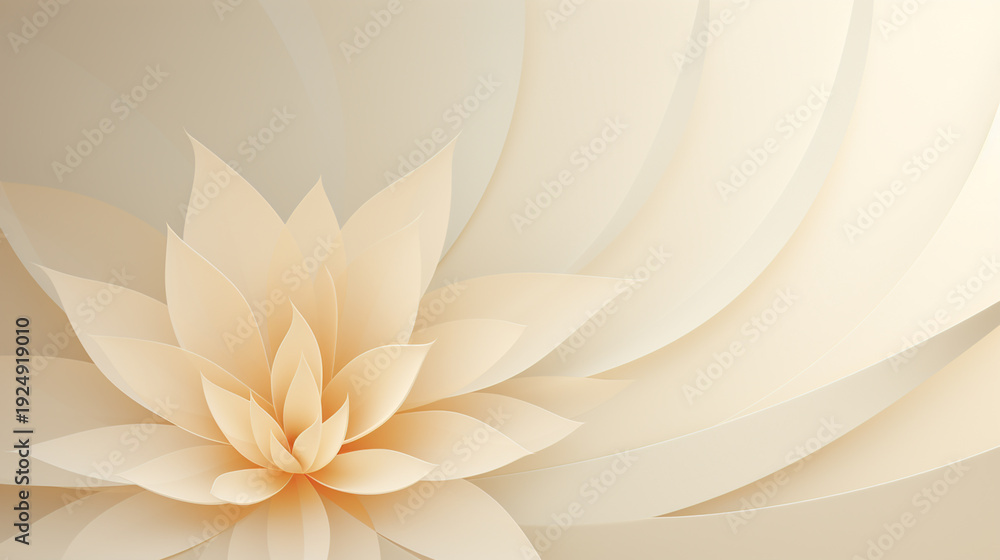 Fototapeta premium indian white background 3d, white abstract frame, chakra element, esoteric symbol