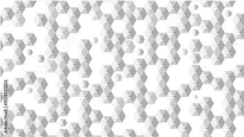 hexagon geometric pattern. seamless hex background. abstract honeycomb cell. vector illustration. design for the background flyers dark grey hexagon white background wall pattern