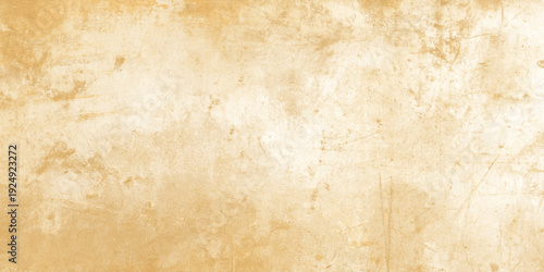 Old grunge textured background with vintage scratches and stains on parchment paper surface