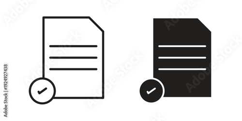 Accept document icon