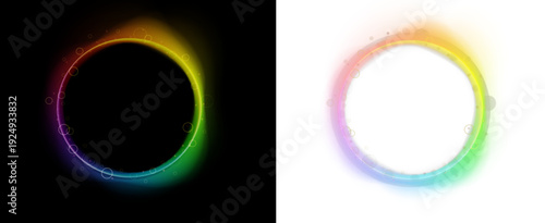 Dynamic futuristic ring with speed lines. Motion blur enhances fast energy effect. Ideal for sport or tech.