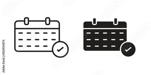 Calendar check icon